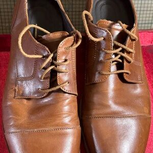 Cole Haan Tan Leather Oxfords